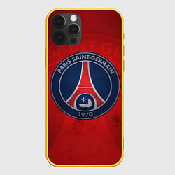 Чехол для iPhone 12 Pro Paris Saint-Germain, цвет: 3D-желтый