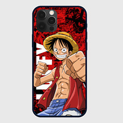 Чехол для iPhone 12 Pro Манки Д Луффи, One Piece, цвет: 3D-черный