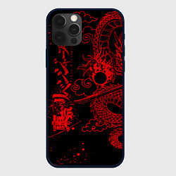 Чехол для iPhone 12 Pro ТОКИЙСКИЕ МСТИТЕЛИ КРАСНЫЙ ДРАКОН, цвет: 3D-черный
