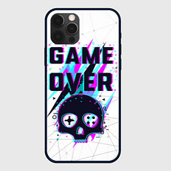 Чехол для iPhone 12 Pro Game OVER - NEON 3D, цвет: 3D-черный