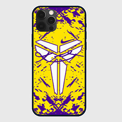 Чехол для iPhone 12 Pro ЛЕЙКЕРС LOS ANGELES LAKERS,, цвет: 3D-черный