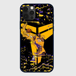 Чехол для iPhone 12 Pro Los angeles lakers NBA, цвет: 3D-черный