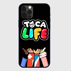 Чехол для iPhone 12 Pro Toca Life: Friends, цвет: 3D-черный