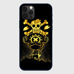 Чехол для iPhone 12 Pro ONE PIECE ВАН ПИС GOLDEN, цвет: 3D-черный