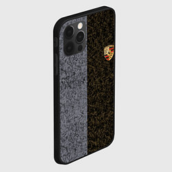 Чехол для iPhone 12 Pro Полярность металлических цветов, цвет: 3D-черный — фото 2