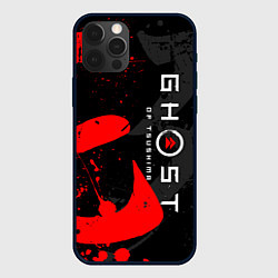 Чехол для iPhone 12 Pro GHOST OF TSUSHIMA ПРИЗРАК ЦУСИМЫ, цвет: 3D-черный