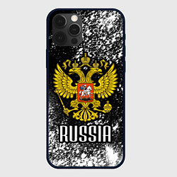 Чехол для iPhone 12 Pro Russia, цвет: 3D-черный