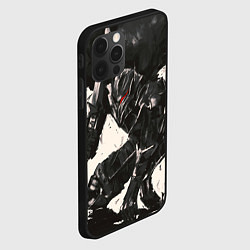 Чехол для iPhone 12 Pro BERSERK ILLUSTRATION БЕРСЕРК, цвет: 3D-черный — фото 2