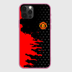 Чехол для iPhone 12 Pro МАНЧЕСТЕР ЮНАЙТЕД FCMU MANCHESTER UNITED RED DEVIL, цвет: 3D-малиновый