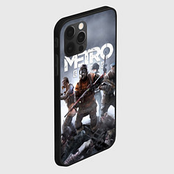 Чехол для iPhone 12 Pro МЕТРО ИСХОД АРТЁМ ,ЯДЕРНАЯ ЗИМА METRO EXODUS, цвет: 3D-черный — фото 2