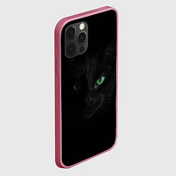 Чехол для iPhone 12 Pro Хочу быть кошкой, цвет: 3D-малиновый — фото 2