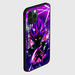 Чехол для iPhone 12 Pro Гоку Блек Anime Dragon Ball Super Saiyan, цвет: 3D-черный — фото 2