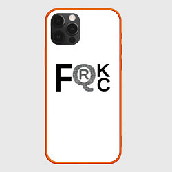 Чехол для iPhone 12 Pro FQRck - Локдаун, цвет: 3D-красный