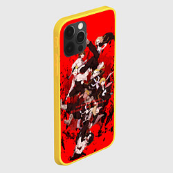 Чехол для iPhone 12 Pro Токийские мстители Главные герои в кровавом водоро, цвет: 3D-желтый — фото 2