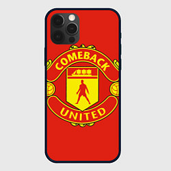 Чехол для iPhone 12 Pro Камбек Юнайтед это Манчестер юнайтед, цвет: 3D-черный