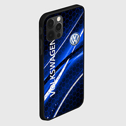 Чехол для iPhone 12 Pro VOLKSWAGEN LOGO SPORT, цвет: 3D-черный — фото 2