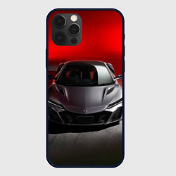 Чехол для iPhone 12 Pro HONDA NSX, цвет: 3D-черный