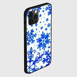 Чехол для iPhone 12 Pro Белая Зима, цвет: 3D-черный — фото 2