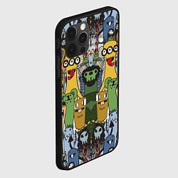 Чехол для iPhone 12 Pro Семья монстров в деле, цвет: 3D-черный — фото 2