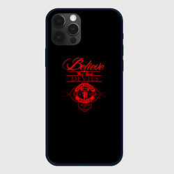 Чехол для iPhone 12 Pro Believe in Devils, цвет: 3D-черный