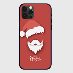 Чехол для iPhone 12 Pro Merry Christmas Счастливого Рождества, цвет: 3D-черный