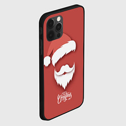 Чехол для iPhone 12 Pro Merry Christmas Счастливого Рождества, цвет: 3D-черный — фото 2