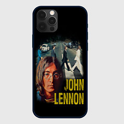 Чехол для iPhone 12 Pro The Beatles John Lennon, цвет: 3D-черный