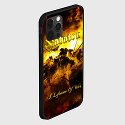 Чехол для iPhone 12 Pro A Lifetime of War - Sabaton, цвет: 3D-черный — фото 2