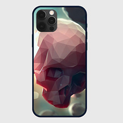 Чехол для iPhone 12 Pro Геометрические Черепа, цвет: 3D-черный