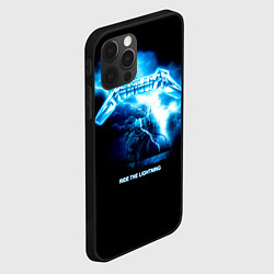 Чехол для iPhone 12 Pro Ride the Lightning Metallica, цвет: 3D-черный — фото 2