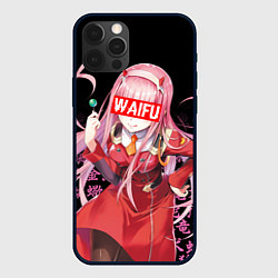 Чехол для iPhone 12 Pro 02, ZERO TWO, DARLING IN THE FRANXX, цвет: 3D-черный