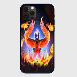 Чехол для iPhone 12 Pro DOTA 2 ФЕНИКС, цвет: 3D-черный