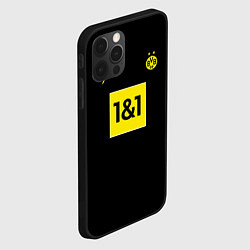 Чехол для iPhone 12 Pro Haaland 9 - Borussia Dortmund, цвет: 3D-черный — фото 2