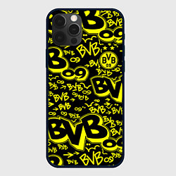 Чехол для iPhone 12 Pro BVB 09 - BORUSSIA Боруссия Дортмунд, цвет: 3D-черный