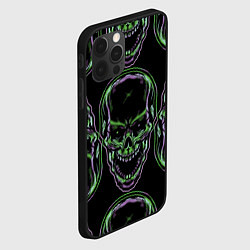 Чехол для iPhone 12 Pro Skulls vanguard pattern 2077, цвет: 3D-черный — фото 2