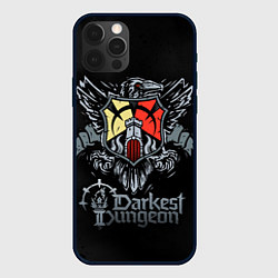 Чехол для iPhone 12 Pro Darkest Dungeon герб, цвет: 3D-черный