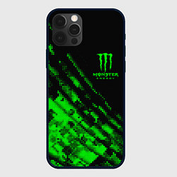 Чехол для iPhone 12 Pro Monster Energy Текстура, цвет: 3D-черный