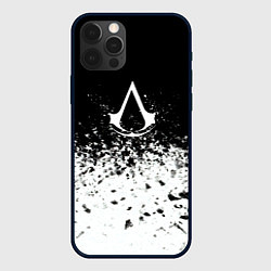 Чехол для iPhone 12 Pro Assassins creed ассасины, цвет: 3D-черный