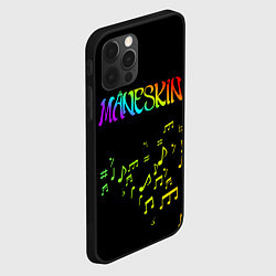 Чехол для iPhone 12 Pro MANESKIN ЦВЕНОЙ МУЗЫКАЛЬНЫЙ, цвет: 3D-черный — фото 2