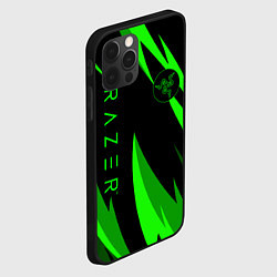 Чехол для iPhone 12 Pro RAZER GREEN, цвет: 3D-черный — фото 2