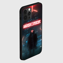 Чехол для iPhone 12 Pro Smash Into Pieces Big Bang Neon man, цвет: 3D-черный — фото 2