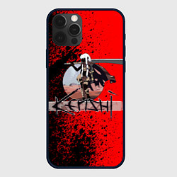 Чехол для iPhone 12 Pro KENSHI КЕНШИ, цвет: 3D-черный