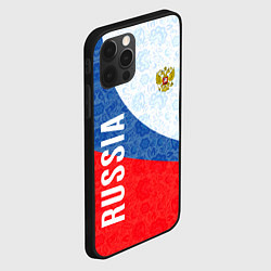 Чехол для iPhone 12 Pro RUSSIA SPORT STYLE РОССИЯ СПОРТИВНЫЙ СТИЛЬ, цвет: 3D-черный — фото 2
