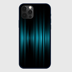 Чехол для iPhone 12 Pro Неоновые флуктуации, цвет: 3D-черный