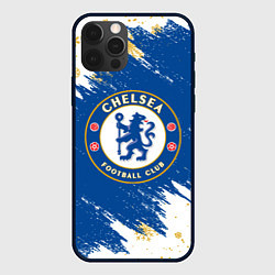 Чехол для iPhone 12 Pro НОВОГОДНИЙ ЧЕЛСИ, CHELSEA НОВЫЙ ГОД, цвет: 3D-черный