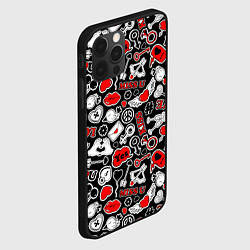Чехол для iPhone 12 Pro Влюблённость Love, цвет: 3D-черный — фото 2