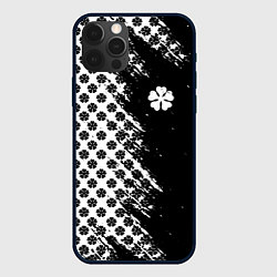 Чехол для iPhone 12 Pro Манга чёрный клевер, цвет: 3D-черный