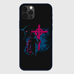 Чехол для iPhone 12 Pro Альфонс и Эдвард, цвет: 3D-черный