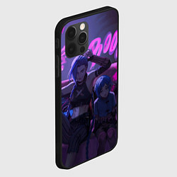 Чехол для iPhone 12 Pro Джинкс Паудер - Jinx Powder, цвет: 3D-черный — фото 2