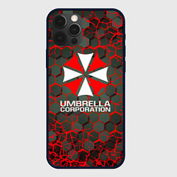 Чехол для iPhone 12 Pro Umbrella Corporation соты, цвет: 3D-черный